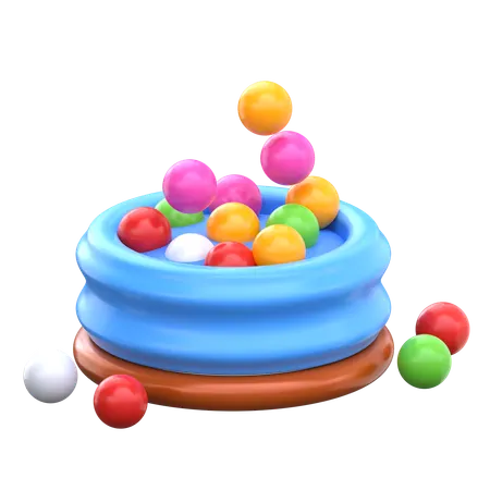 Boules colorées  3D Icon