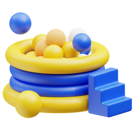 Boules colorées  3D Icon