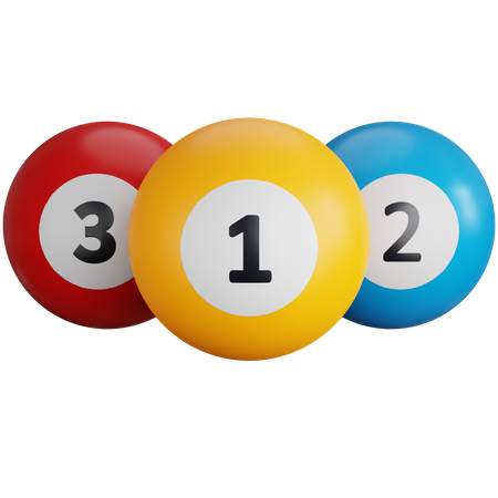 Boules de billard  3D Icon