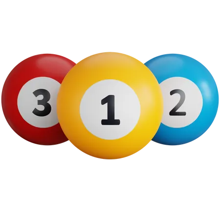 Boules de billard  3D Icon