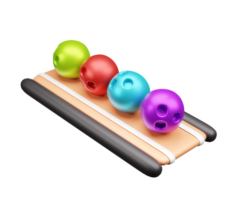 Boules de bowling  3D Icon