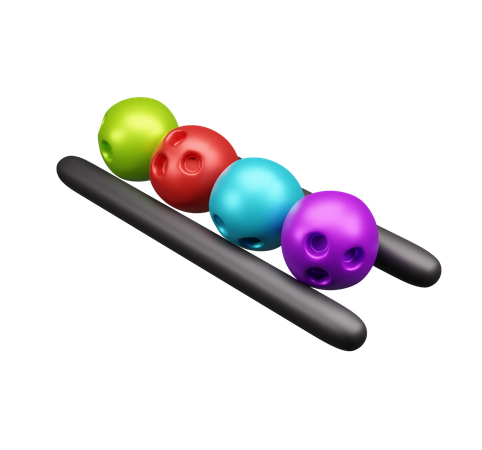 Boules de bowling  3D Icon