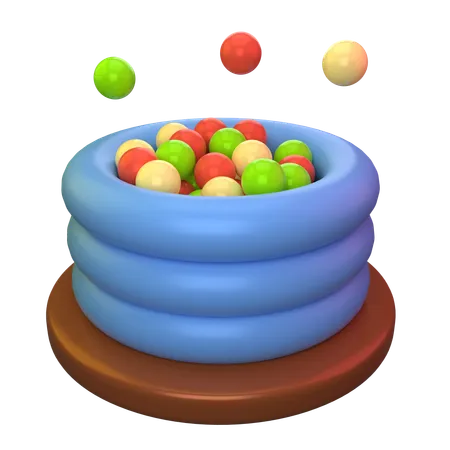 Boules colorées  3D Icon