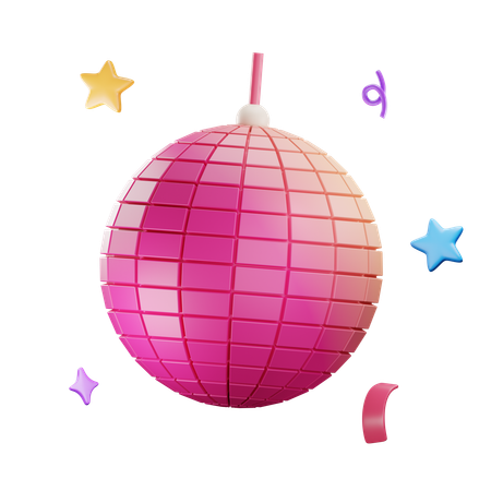 Boules disco  3D Icon