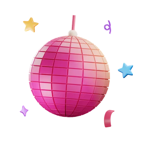 Boules disco  3D Icon