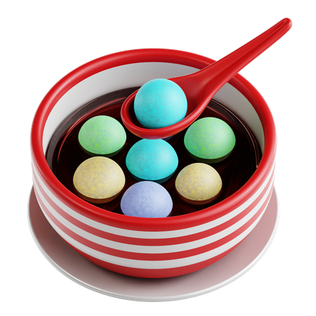 Boule de riz sucré  3D Icon