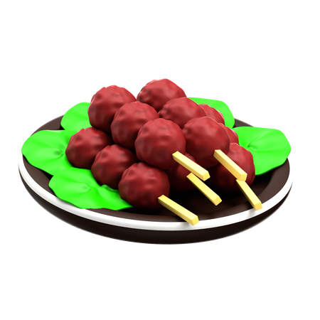 Boulette de viande  3D Icon