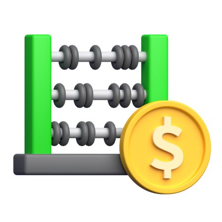 Calcul du boulier  3D Icon