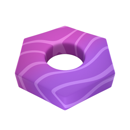 Écrou de boulon  3D Icon