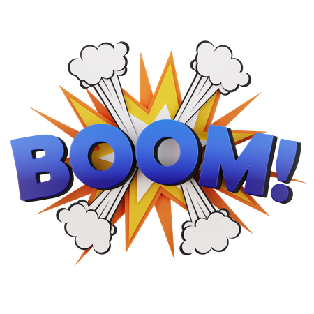 Boom  3D Sticker