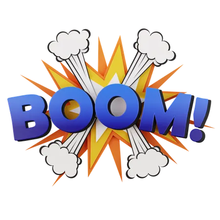 Boom  3D Sticker