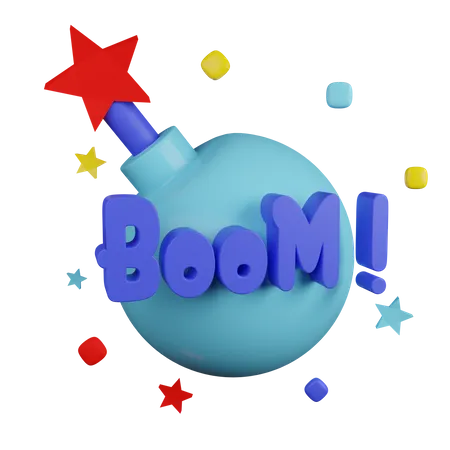 Boom  3D Sticker