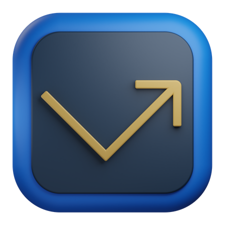 Bounce Arrow  3D Icon