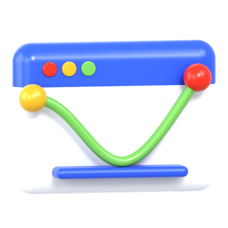 Bounce Rate  3D Icon