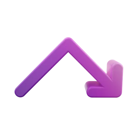 Bounce Right Arrow  3D Icon