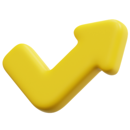Bounce up arrow  3D Icon
