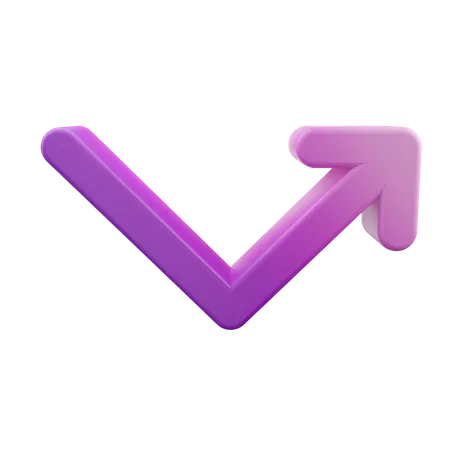 Bounce Up Arrow  3D Icon