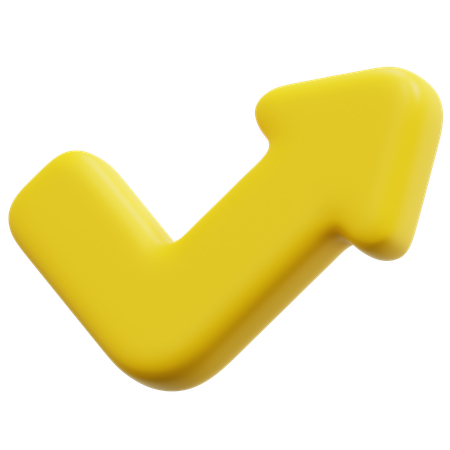 Bounce up arrow  3D Icon
