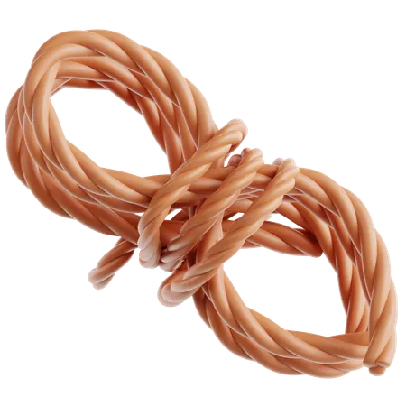 Bound Rope  3D Icon