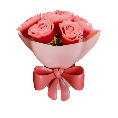 Bouquet  3D Icon