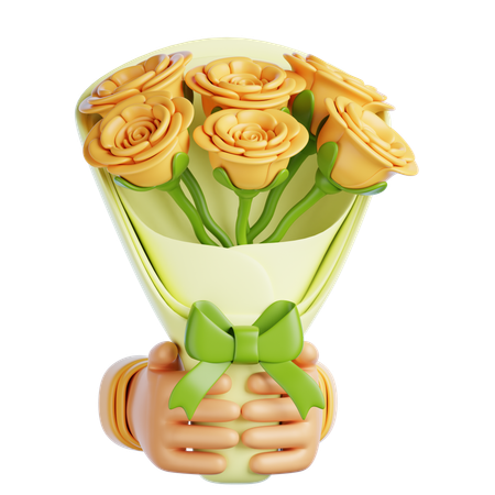 Bouquet  3D Icon