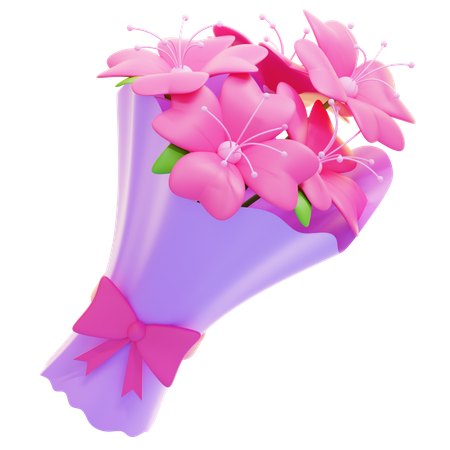 Bouquet  3D Icon