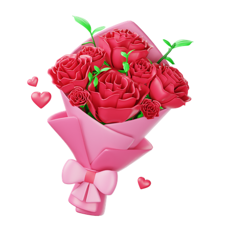 Bouquet  3D Icon