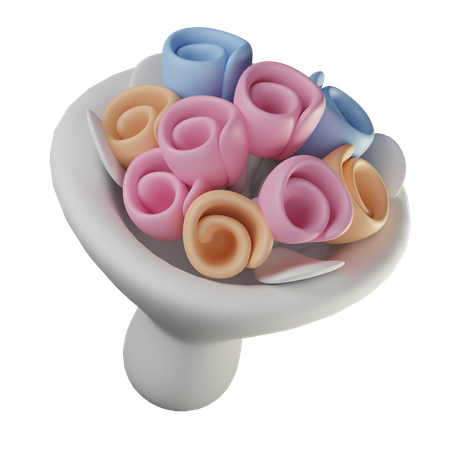 Bouquet  3D Icon