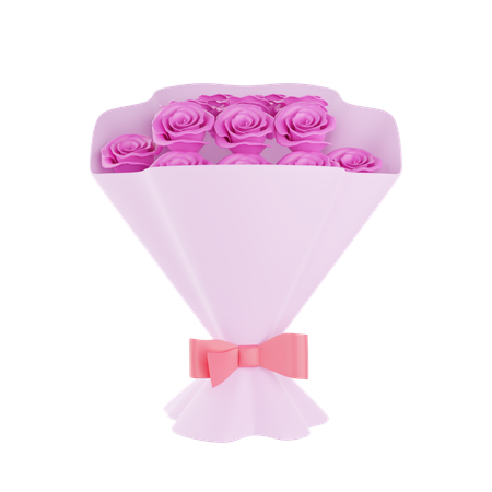 Bouquet  3D Icon