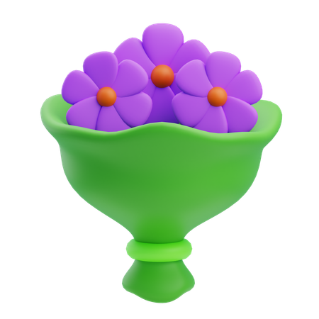 Bouquet  3D Icon