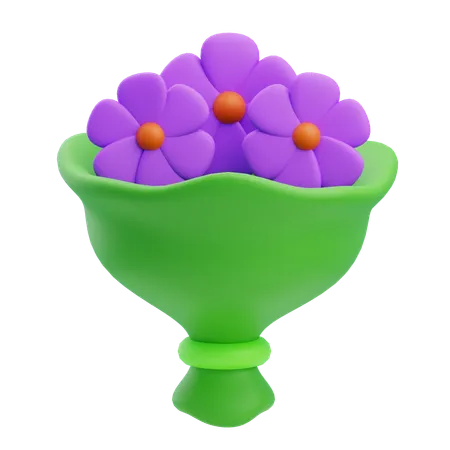 Bouquet  3D Icon