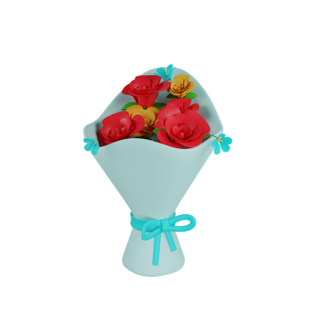 Bouquet  3D Icon