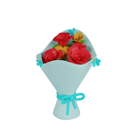 Bouquet  3D Icon