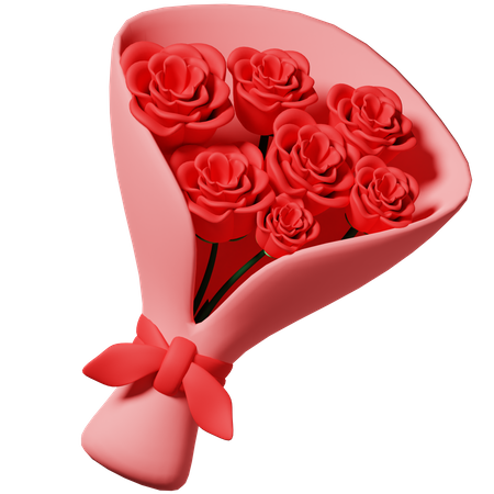 Bouquet  3D Icon