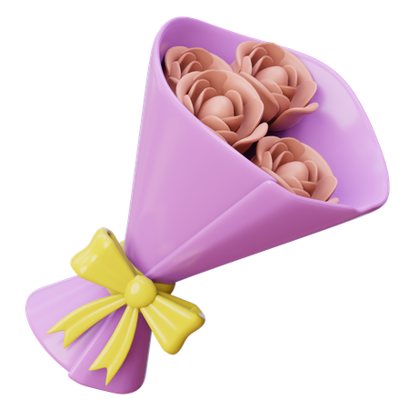 Bouquet  3D Icon