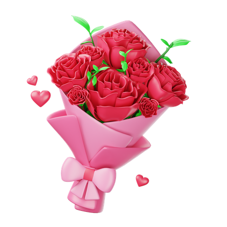 Bouquet  3D Icon