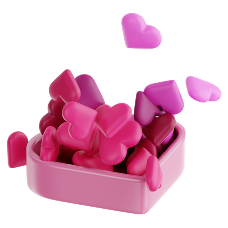 Bouquet d'amour  3D Icon