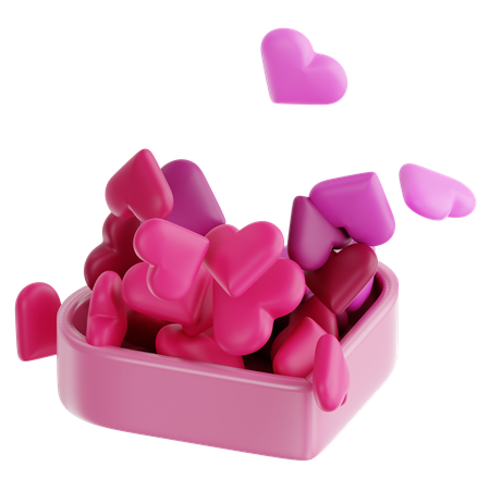 Bouquet d'amour  3D Icon