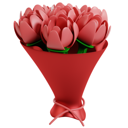 Bouquet d'amour fleuri  3D Icon