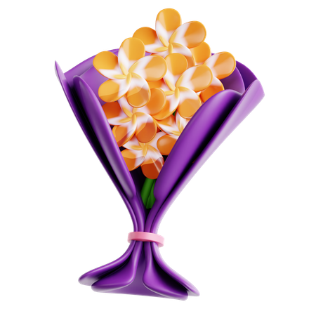 Bouquet de fleurs 10  3D Icon