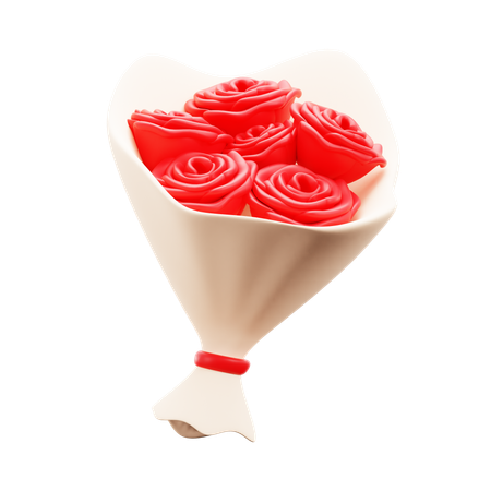 Bouquet de fleurs  3D Icon