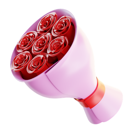 Bouquet de fleurs  3D Icon