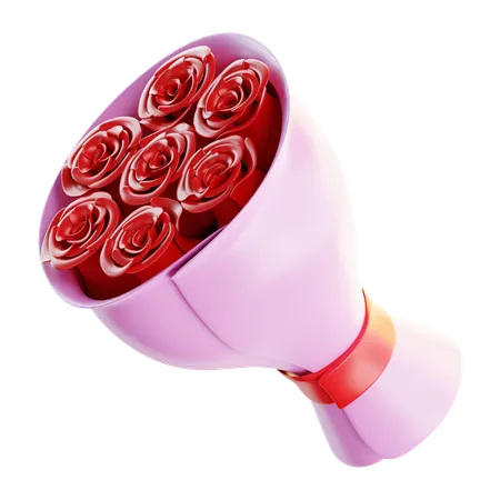 Bouquet de fleurs  3D Icon