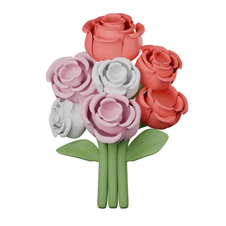 Bouquet de fleurs  3D Icon