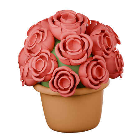 Bouquet de fleurs  3D Icon