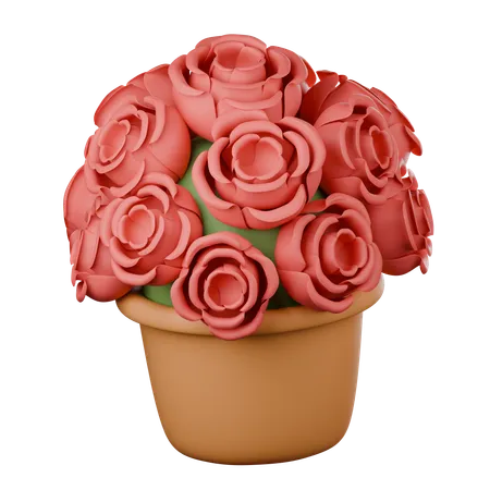 Bouquet de fleurs  3D Icon