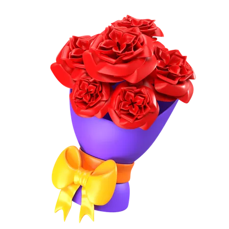 Bouquet de fleurs  3D Icon