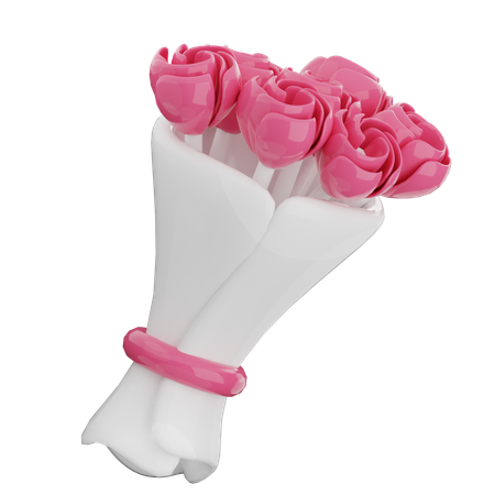 Bouquet de fleurs  3D Icon