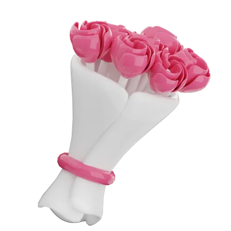 Bouquet de fleurs  3D Icon