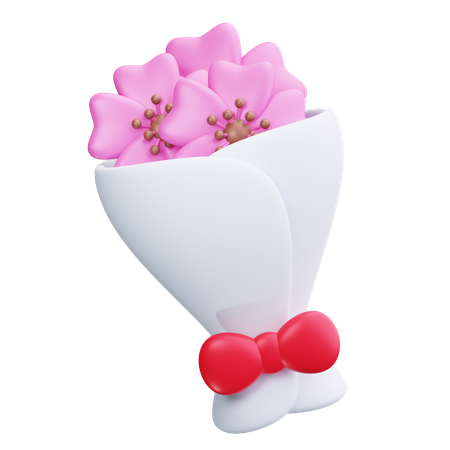 Bouquet de fleurs  3D Icon